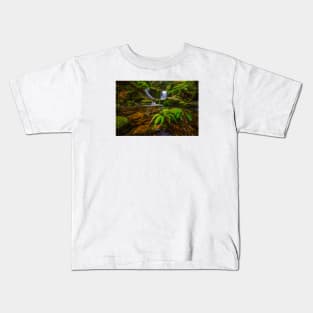 Horseshoe Falls II, Mt Field NP, Tasmania Kids T-Shirt